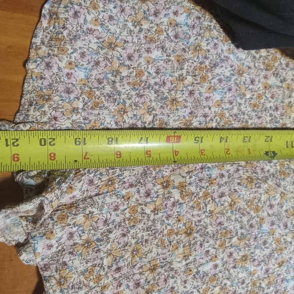 4/$15 Babydoll Floral Spaghetti Strap Romper Active USA Size Large Pink Orange - Picture 8 of 9